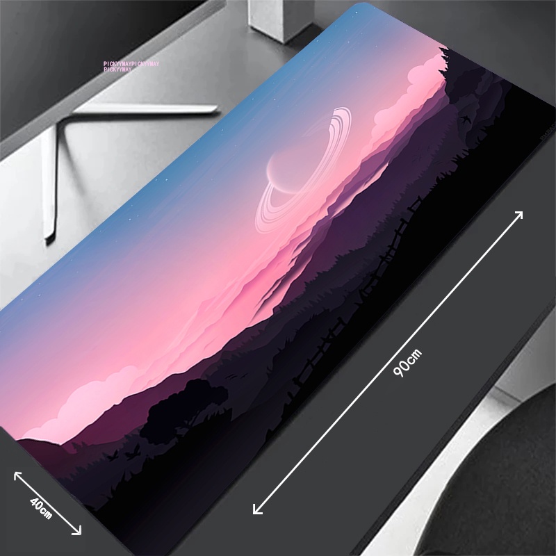 Miếng Lót Chuột Nghệ Thuật Tay Thủ Lớn Mousepad Bàn Phím Thảm XXXL Thảm Chuột 31.4x11.8in Cao Su Để Bàn Thiết Kế Thảm Bàn Làm Việc Mềm Mousepads