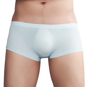 Áo Lót Lụa Lạnh Mềm Siêu Mỏng Thoáng Khí Không Đường May Thời Trang Nam Trẻ Trung C519