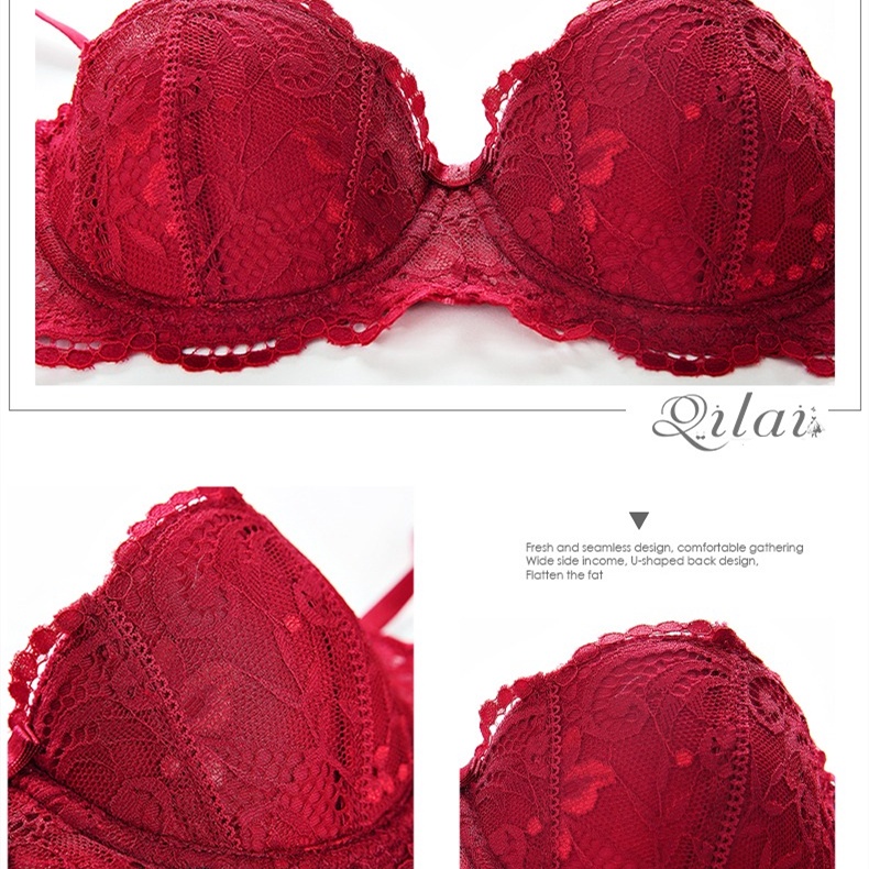 Áo lót Có Gọng Thép Mềm Mại Nâng Ngực Chống Chảy Xệ Size 32-38AB Thời Trang Quyến Rũ Cho Nữ