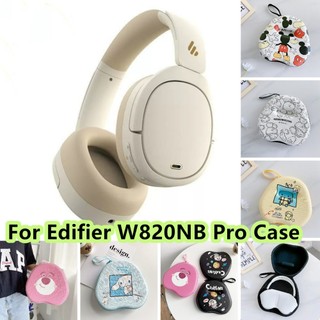[imamura] Dành cho hộp đựng tai nghe Edifier W820NB Pro Phim hoạt hình sáng tạo Totoro cho Edifier W820NB Pro Tai nghe Earpads Hộp đựng túi đựng tai nghe