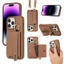 Dành Cho iPhone 15 14 13 12 Pro Max Ốp Lưng ELVEV Đeo Dây Đeo Thẻ Ví Dây Đeo Tay Bao Da