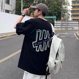 Áo thun ngắn tay mùa hè nam phong cách Harajuku