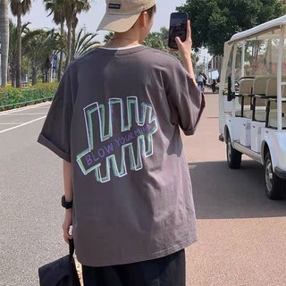 Áo thun ngắn tay mùa hè nam phong cách Harajuku