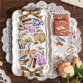 Bộ 45 Sticker Dán Trang Trí Sổ Tay Phong Cách Vintage