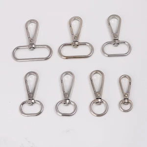 Phụ kiện kim loại khóa chó túi nữ, móc khóa hợp kim kẽm, phụ kiện hành lý DIY, tấm nhỏ, phù hợp webbing