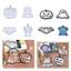 Mya Halloween Bí Ngô Bát Coaster Khay Khuôn Silicon Nhựa Dính Đúc Khuôn