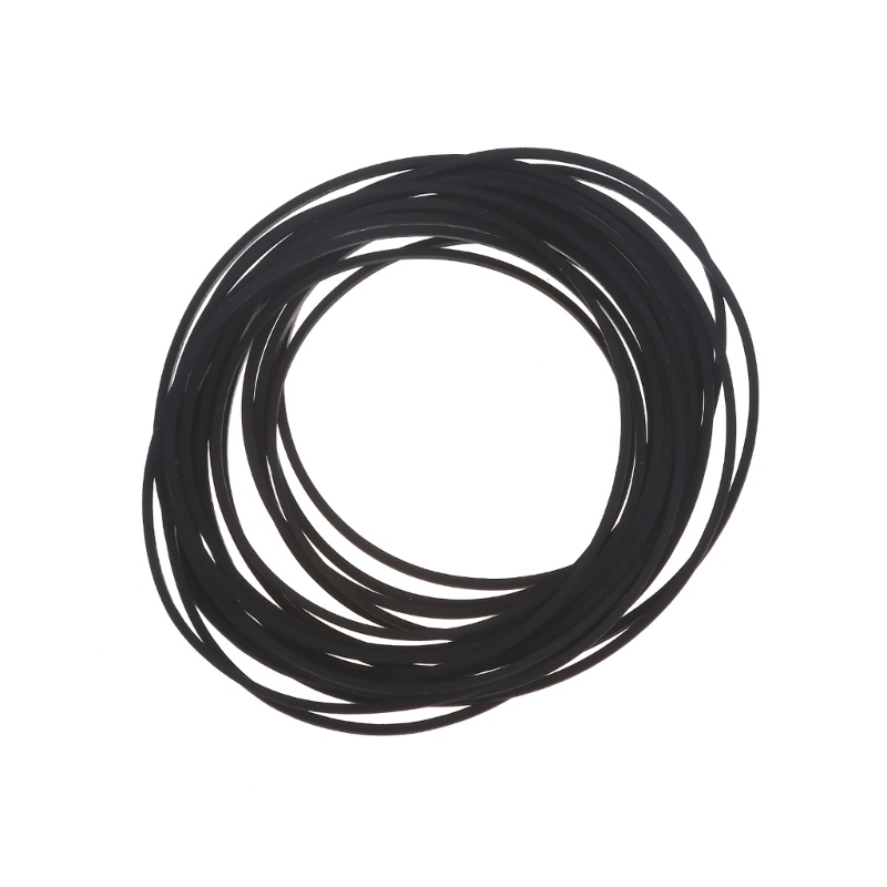 [3C] 20 Thắt lưng cao su gấp vuông 1mm dành cho máy ghi âm 70-100mm
