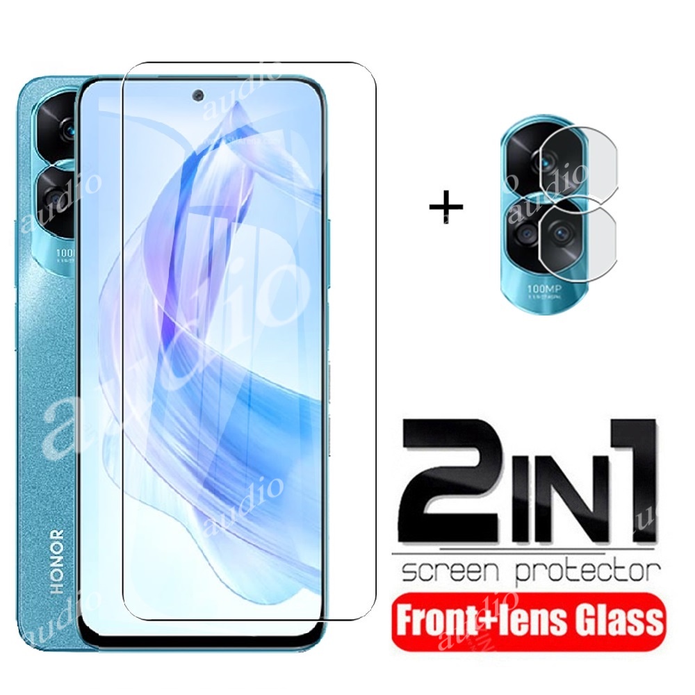 Phim Kính Cường Lực 2in1 Cho Honor 200/90 Lite/200 Lite/90 Lite 5G 2023 Bảo Vệ Màn Hình & Ống Kính Máy Ảnh HD Mềm