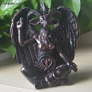 Airspecutin Satan Dê Baphomet Tượng Cửa Gõ Tấm Trang Trí Tường Mảng Bám Nhựa Thủ Công Đồ Trang Trí Tôn Giáo Điêu Khắc Trang Trí Nhà EN