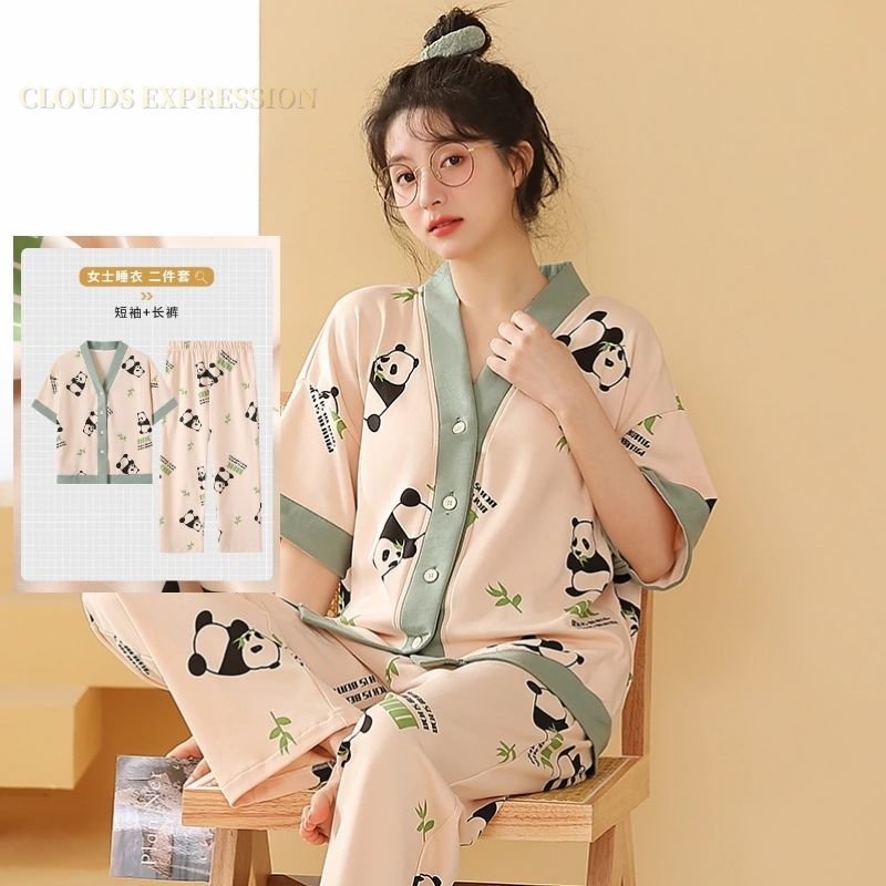 Bộ Pyjama Nữ - Đồ Ngủ Dáng Rộng Cotton - M-3XL