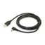 1.8m Mini USB B Loại 5pin Nam 90 Độ Góc Trái Sang USB 2.0 Nam Cáp Dữ Liệu Màu Đen