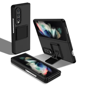 Ốp Điện Thoại Chân Đế Stereo Tương Thích Cho Samsung Galaxy Z Fold 6 5 4 Giá Đỡ Matte PC Bảo Vệ Vỏ Chống Sốc Z Fold 3