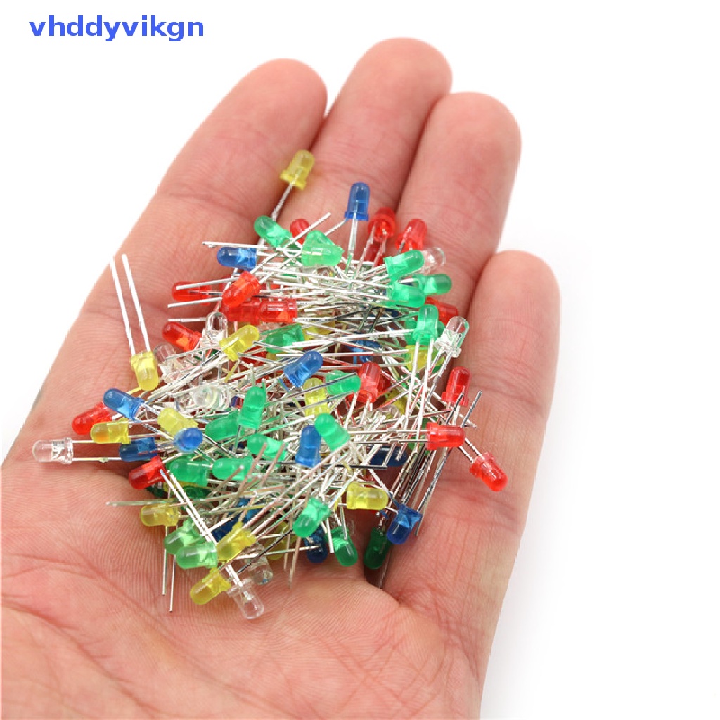 Set 100 Đèn LED Diodes 3mm 20mA 2Pin Nhiều Màu Sắc Shopee Việt Nam