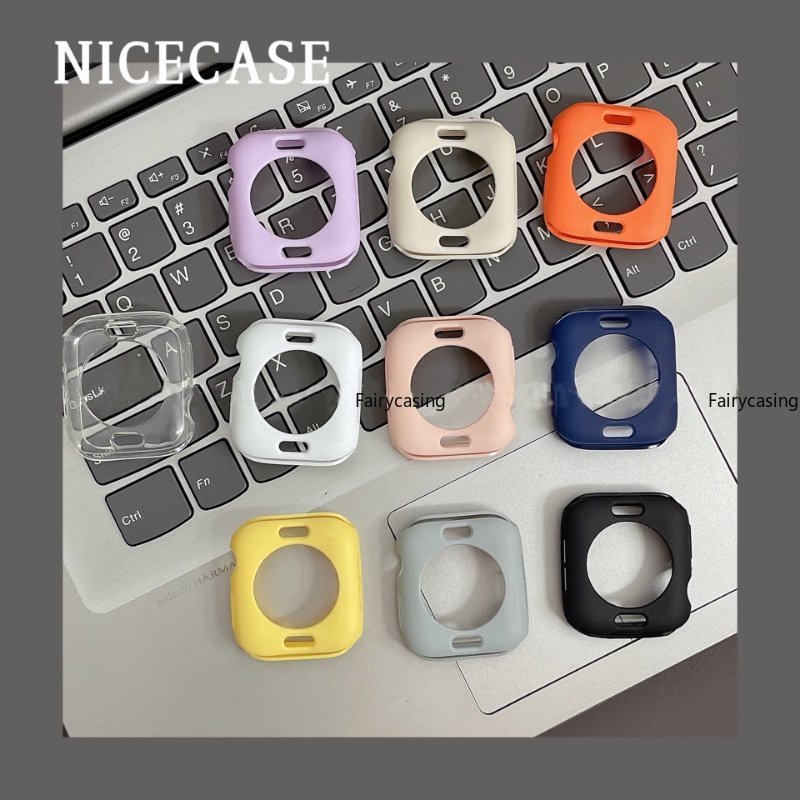 Kẹo starlight silicon Cover Cho Apple 46MM Ultra 2 Case 49mm Smartwatch Tpu Protector Ốp Lưng Accessoires Cho iwatch Series 10 9 8 7 6 5 4 3 2 1 49 Accessoires
