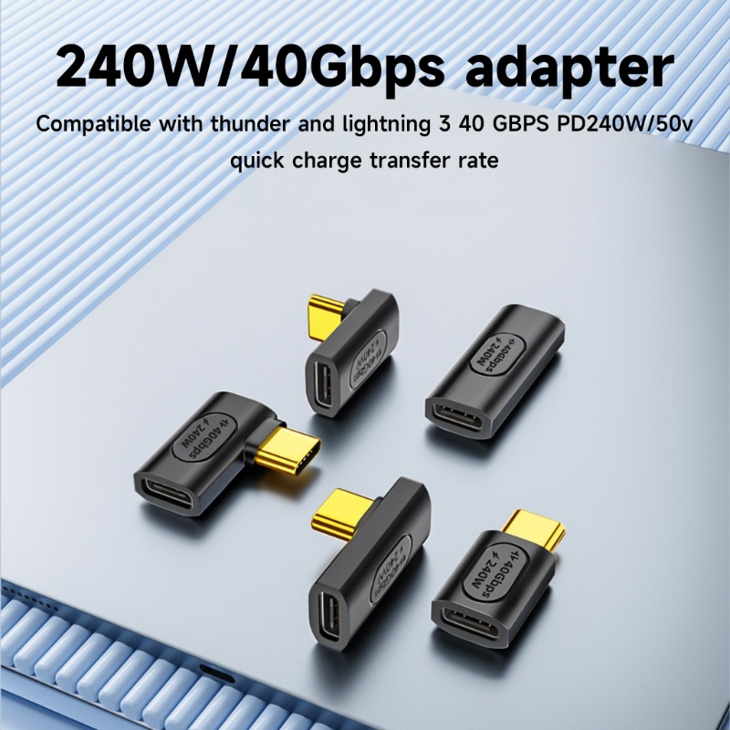 Đầu nối bộ chuyển đổi mở rộng USB C tốc độ cao GODD Nam sang Nữ Truyền dữ liệu 40Gbps