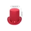 Yoo Black Hat Magician Bowler Hat Mũ ảo thuật gia Biểu diễn sân khấu Jazz