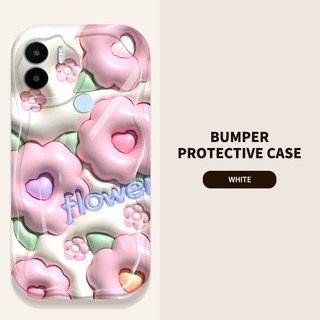 Ốp Điện Thoại Họa Tiết Sóng YBD Cho Redmi A1 Plus A1 + A2 Plus A2 + 4G 2022 Xiaomi POCO C50 Họa Tiết Xương Rồng Dễ Thương Hoa Và Thỏ Chất Liệu Silicon Camera Bảo Vệ Toàn Diện