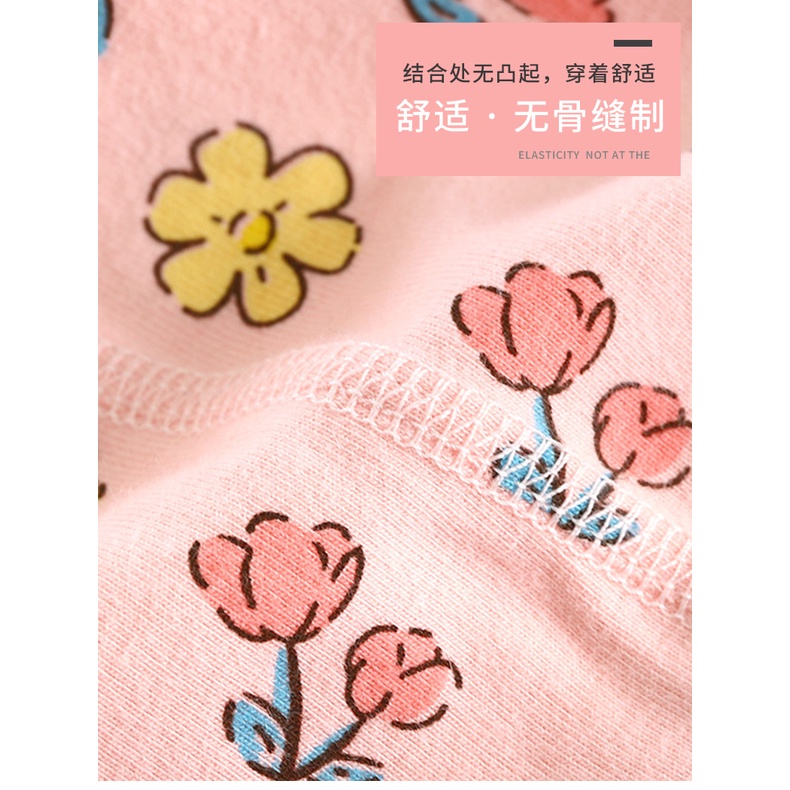 Quần Áo Gia Đình Trẻ Em Size 90-160 Bộ Đồ Ngủ Bé Trai Lycra Bộ Đồ Lót Xuân Thu Bé Gái Quần Áo Mùa Thu Không Xương Quần Áo Trẻ Em A3QK