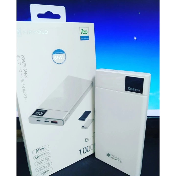 Sạc dự phòng 20W PIPIPOPO Pin/Sạc dự phòng 10000mah New Hỗ trợ Sạc nhanh PD – 4