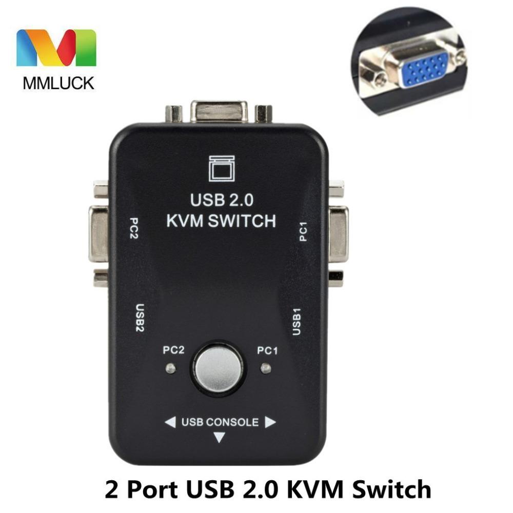 Công tắc MMULCK 2 cổng vga kvm phím chuột chia sẻ thuận tiện thao tác đơn giản usb 2.0 cho máy tính/chuột/bàn phím/đĩa u | BigBuy360 - bigbuy360.vn