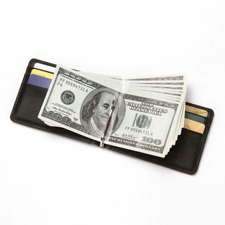 Ví Nam HOBBYIN, Kẹp Tiền Đựng Thẻ Ví Ngắn, Mini Siêu Mỏng Chống Trộm Swipe PULeather ID Gói Nam