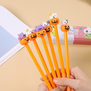 Phim hoạt hình halloween bí ngô ma gel bút đồ dùng văn phòng bút quà tặng trẻ em sáng tạo