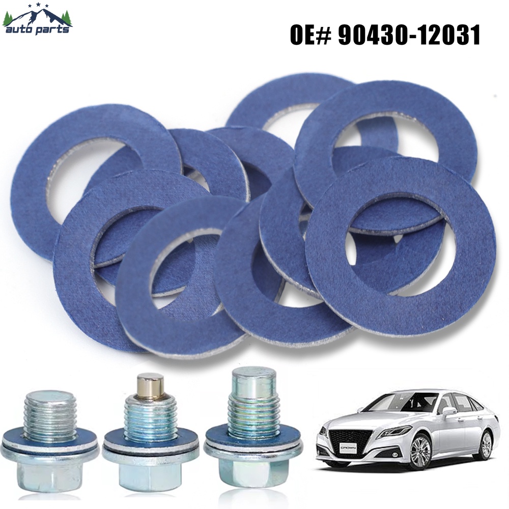 Phù hợp với Toyota OEM Oil Drain Plug Gasket / Con dấu máy giặt Cotton