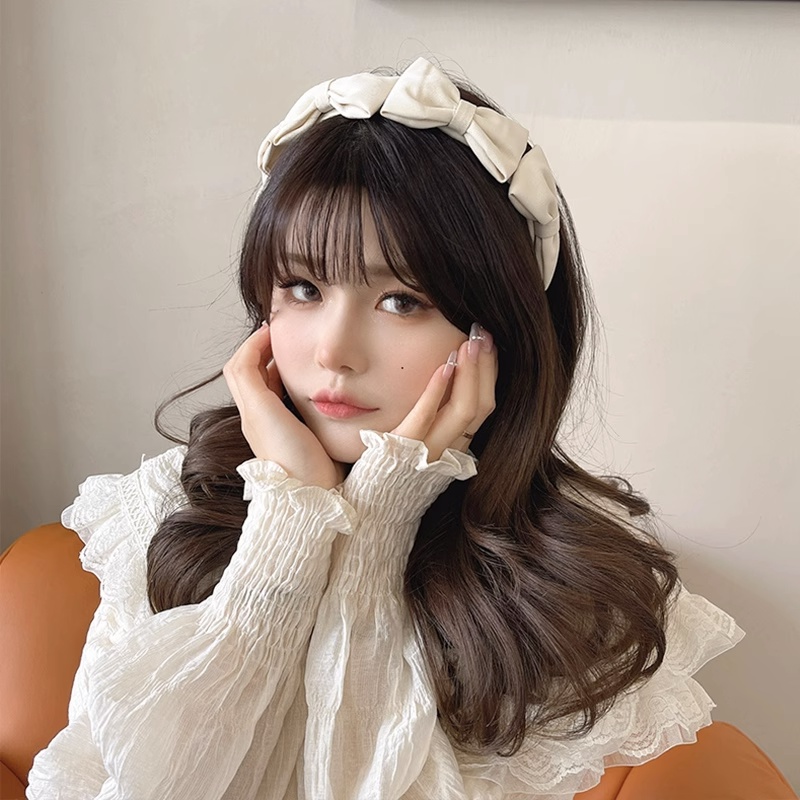 Bờm Tóc,Băng Đô Cài Tóc Nơ Dễ Thương Xinh Xắn Phong Cách Hàn Quốc Phụ Kiện Tóc Nữ Empoli