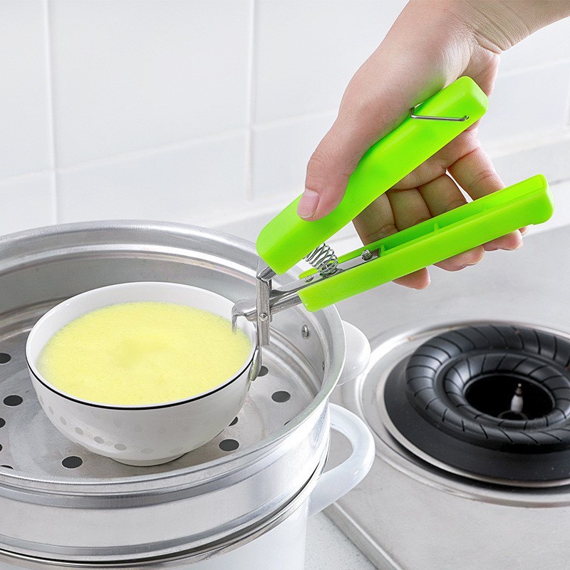 Kìm, kẹp gắp nồi, bát, đĩa chống nóng nhà bếp có lò xo siêu chắc