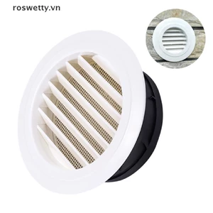 Roswetty Khung Lưới Nhựa Tròn Gắn Lỗ Thông Gió Bên Ngoài Tường Thoát Khí Xe Hơi Ducg vn