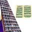 DELMER Guitar Note Sticker Phụ Kiện Đàn Guitar Cân Âm Nhạc Di Động Học Nhạc Cụ Frets Note Decal Fretboard Sticker