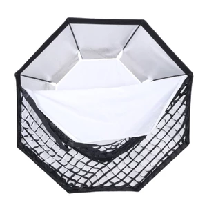 WU Photo Studio Hộp Mềm Photograpy Lưới Hình Bát Giác 55 60 65 80 90 95 120 140cm
