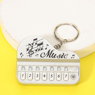 Đồ Chơi Móc Khóa Mini Piano Có Đèn