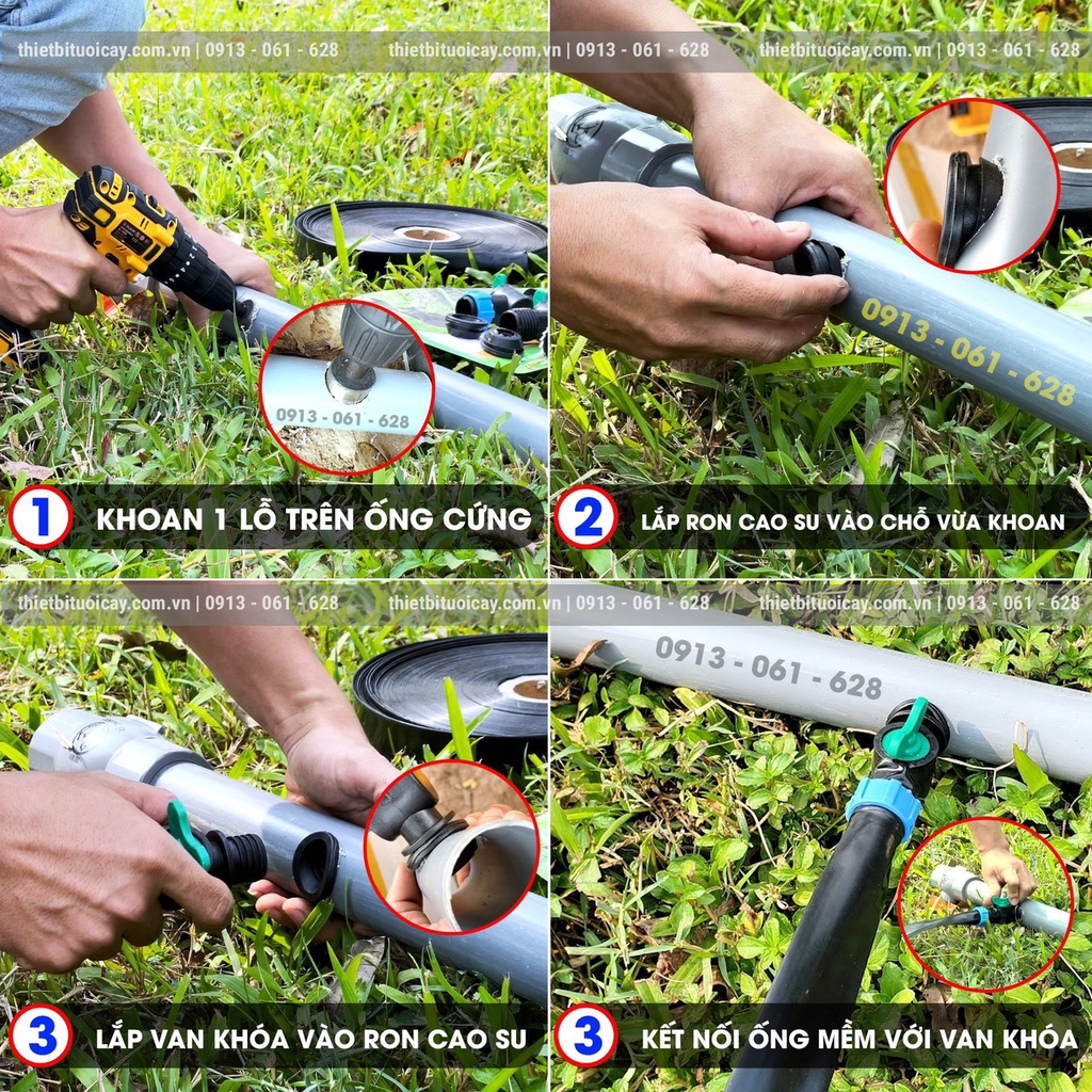 Van khóa khởi thủy phi 27 từ ống PVC ra ống mềm | Shopee Việt Nam
