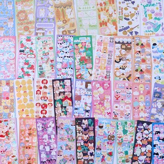 MEOWU Set 8 Sticker Phong Cách Dễ Thương Trang Trí Đồ Dùng Học Tập Vật Dụng Cá Nhân