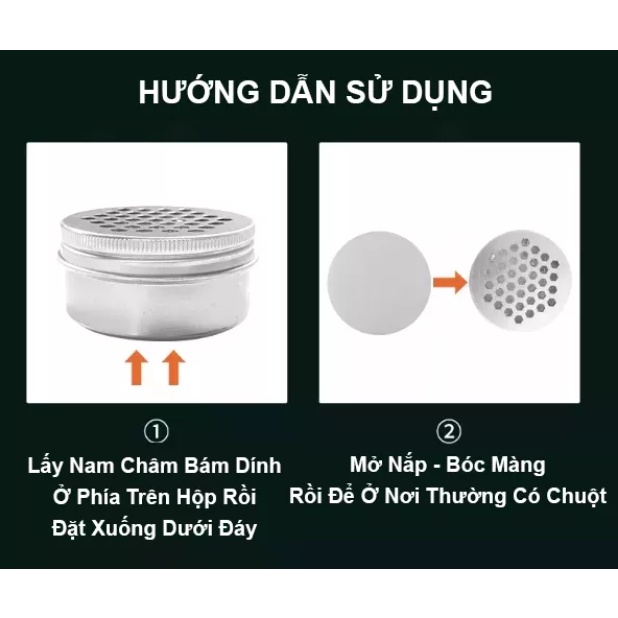 Hương Đuổi Chuột Cấp Tốc EARTH Đặt Trong Nhà,Ô Tô,Hương Dễ Chịu Cho Cả Bà Bầu