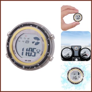 Đồng Hồ Kỹ Thuật Số Dạ Quang Chống Thấm Nước Gắn Xe Máy Cho Hầu Hết Các Loại Xe Mô Tô hao Hayisvn
