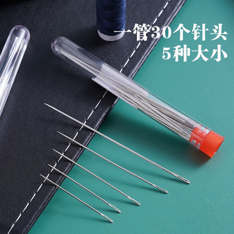 Bộ 30 Cây Kim Khâu Quần Áo Bằng Thép Chất Lượng Cao