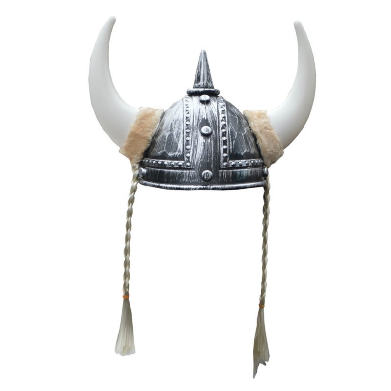 Mis VikingHelmet Mũ Có Sừng Cho Halloween Cosplay Đảng Đạo Cụ Trang Phục Nón Nhà Hát Kịch Trường Chơi Thời Trung Cổ Mũ Đội Đầu
