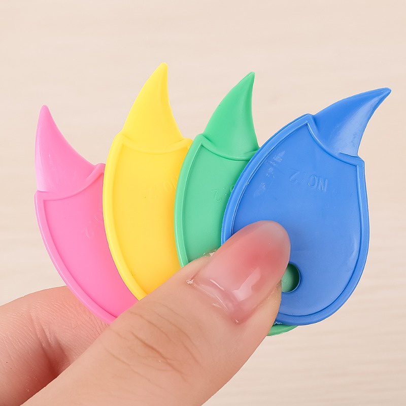 Móc khóa hộp đựng / Dụng cụ mở hộp Mini đầy màu sắc / Dụng cụ cắt mở chữ di động / Dụng cụ mở nắp bằng nhựa 10 chiếc / Dụng cụ cắt gói an toàn Mini