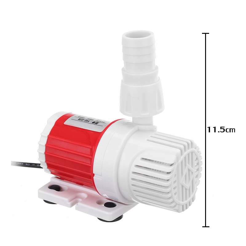 Máy bơm nước chìm 20W 12V Dc 1100L / H có thể điều khiển biển Máy bơm nước tốc độ có thể điều chỉnh Máy bơm nước bể cá