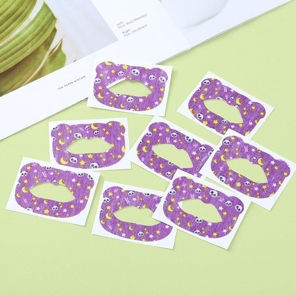 MONOSTYLE 30 Miếng Dán Thở Miệng, Chăm Sóc Sức Khỏe Vải Không Dệt Băng Đóng Miệng, Hỗ Trợ Giấc Ngủ Nhẹ Dừng Ngáy Chống Ngáy Dán Cô Gái