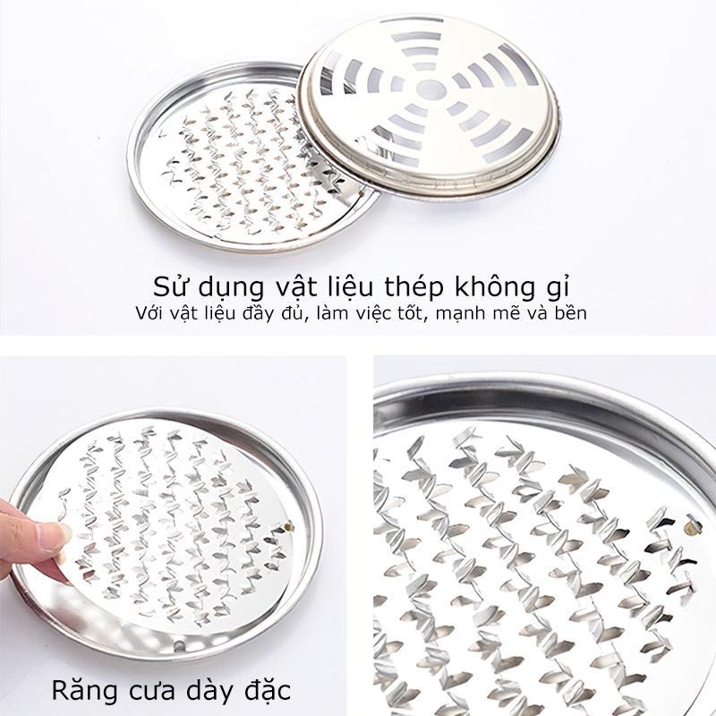 khay đựng nhang muỗi có nắp đậy an toàn Vật liệu thép không gỉ