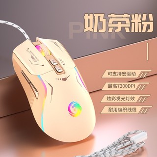 Chuột Chơi game Có Dây Phát Sáng Không Ồn Dùng Chơi game Cho Máy Tính Để Bàn Cho Bé [Lff0907]