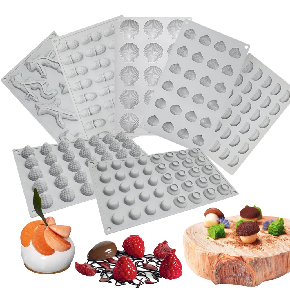 Khuôn Silicone Làm Đá / Chocolate / Rau Củ Quả Hình Hạt Dẻ / Hạt Dẻ / Nấm / Phô Mai Độc Đáo DIY