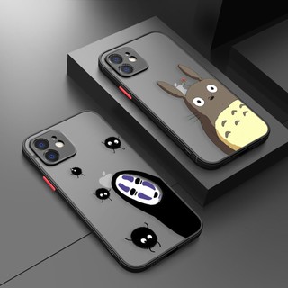 Ốp Điện Thoại Di Động Cảm Giác Da Mềm Chống Sốc Spirited Away Totoro No Face Man Cho Apple iPhone 14 13 12 11 PLUS PRO MAX MINI 6 6S 7 8 PLUS iPhone X XS XR X MAX SX MAX SE2020 SE2022