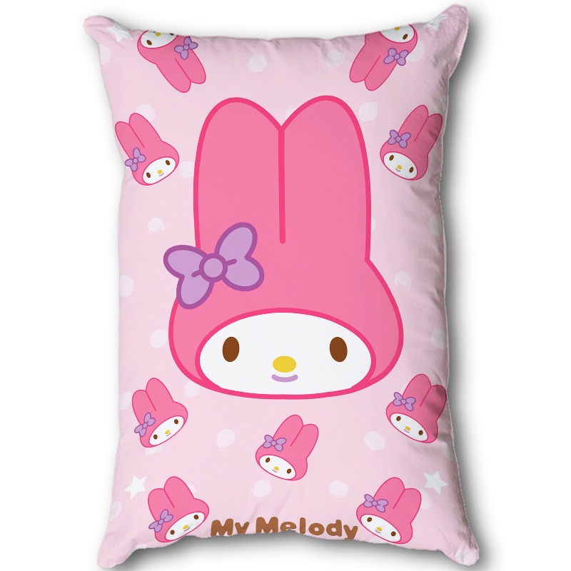SANRIO Vỏ Gối Chữ Nhật In Hình Hello Kitty / Pochacco / Kuromi / Keroppi / Cinnamoroll Một Mặt Bằng Polyeste Dễ Thương Trang Trí Nhà Cửa