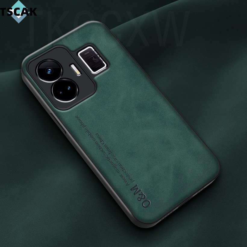 Ốp điện thoại da mỏng cổ điển thời trang cho Realme GT 3 Neo 5 SE Neo 3 2 2T GT2 Pro C55 Vỏ mềm chống vân tay chống rơi