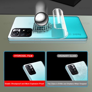 2 Miếng Full Cover Bảo Vệ Màn Hình Mặt Sau Hydrogel Mềm Phim Cho Xiaomi 