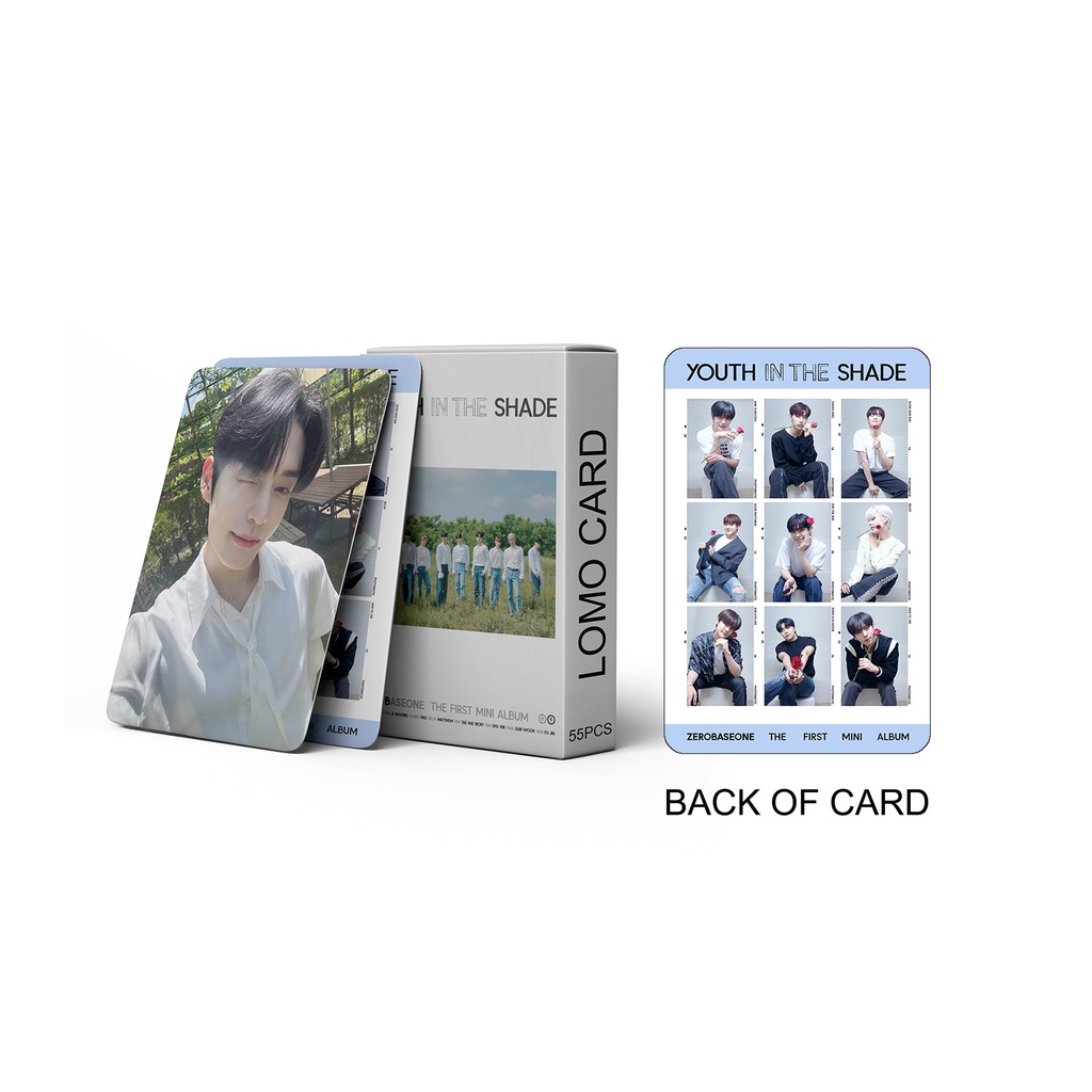 Set 55 Tấm Thẻ Ảnh Lomo Các Thành Viên Nhóm Nhạc ZEROBASEONE